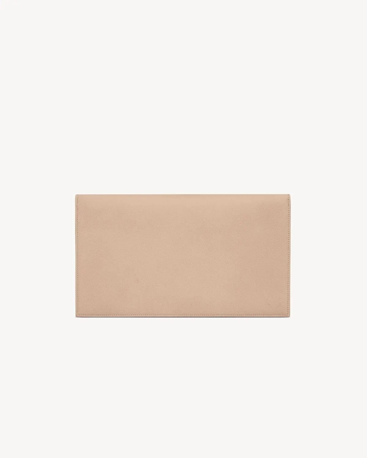 Saint Laurent Pouches-UPTOWN pouch in grain de poudre leather DARKBEIGE