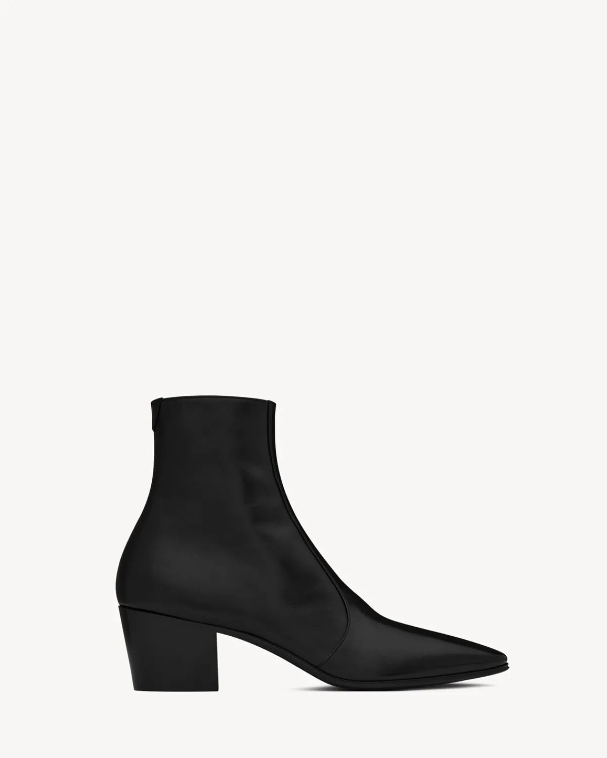 Saint Laurent Boots-Vassili boots in smooth leather BLACK