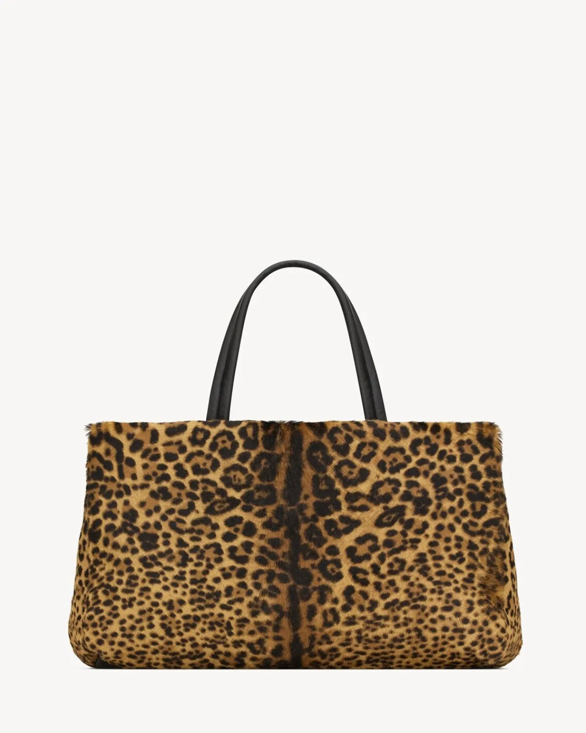 Saint Laurent Travel Bags-WEEKENDER in pony hair leather LEOPARD