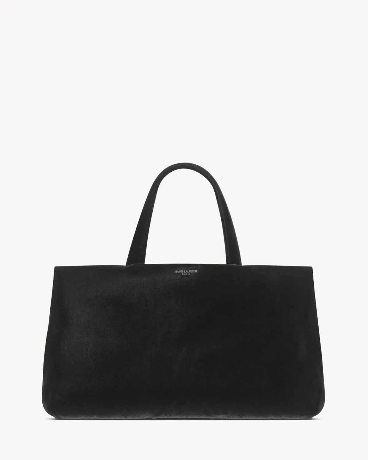 Saint Laurent Travel Bags-WEEKENDER in velvet BLACK