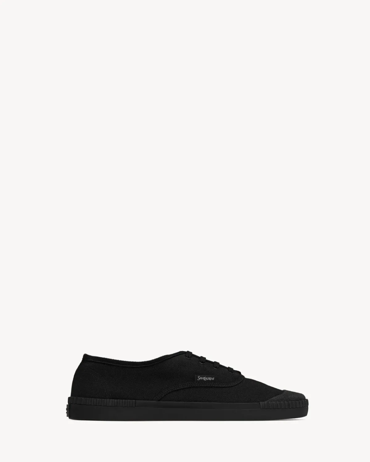 Saint Laurent Sneakers-WES sneakers in canvas BLACK