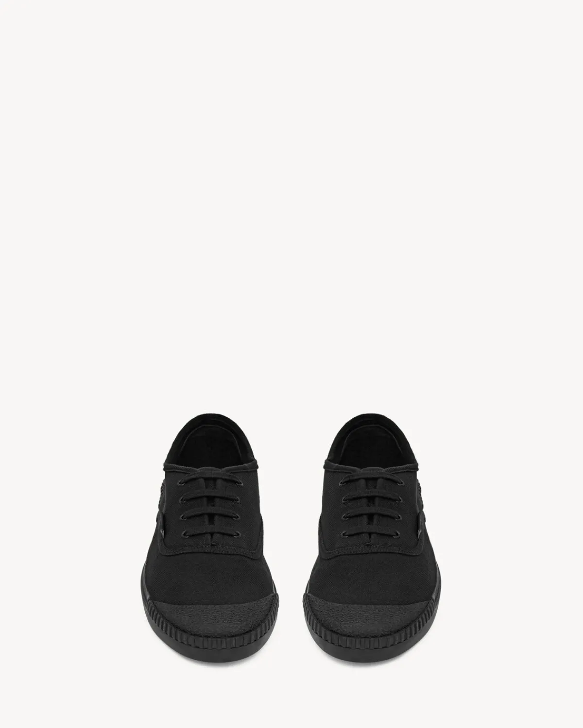 Saint Laurent Sneakers-WES sneakers in canvas BLACK