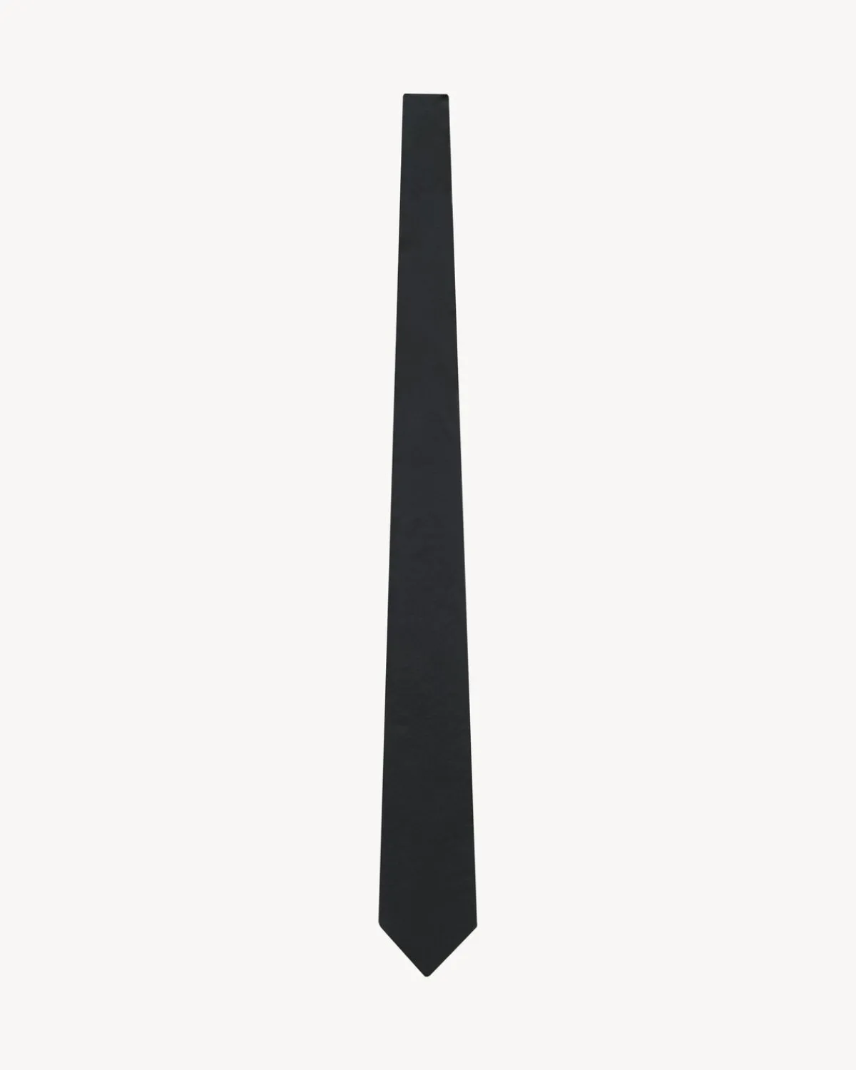 Saint Laurent Other Accessories-wide tie in cotton and silk voile CLOUD