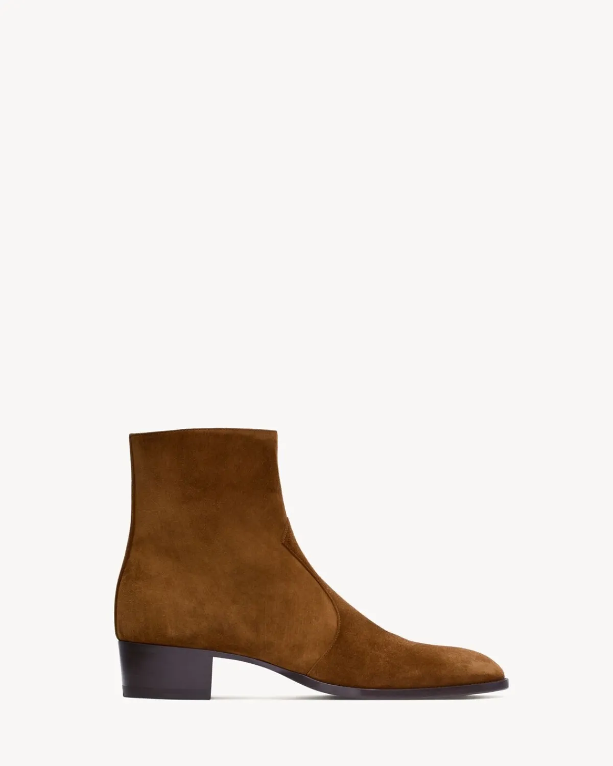 Saint Laurent Boots-WYATT boots in suede LAND