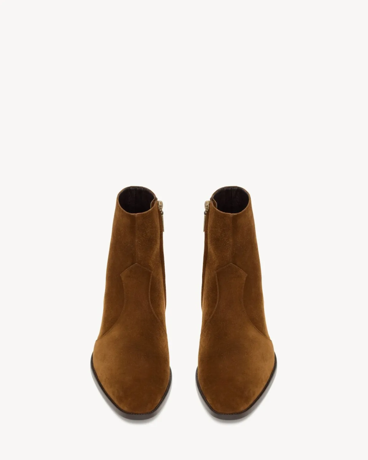 Saint Laurent Boots-WYATT boots in suede LAND