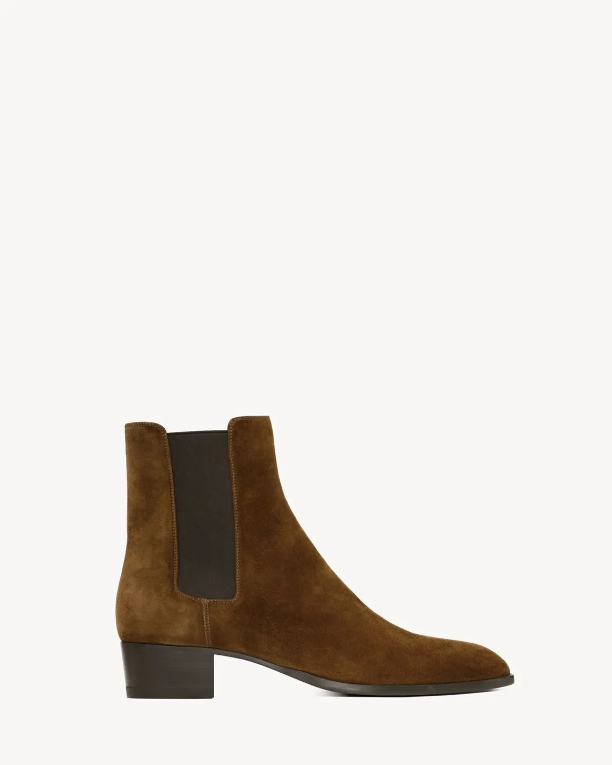 Saint Laurent Boots-Wyatt Chelsea boots in suede LAND