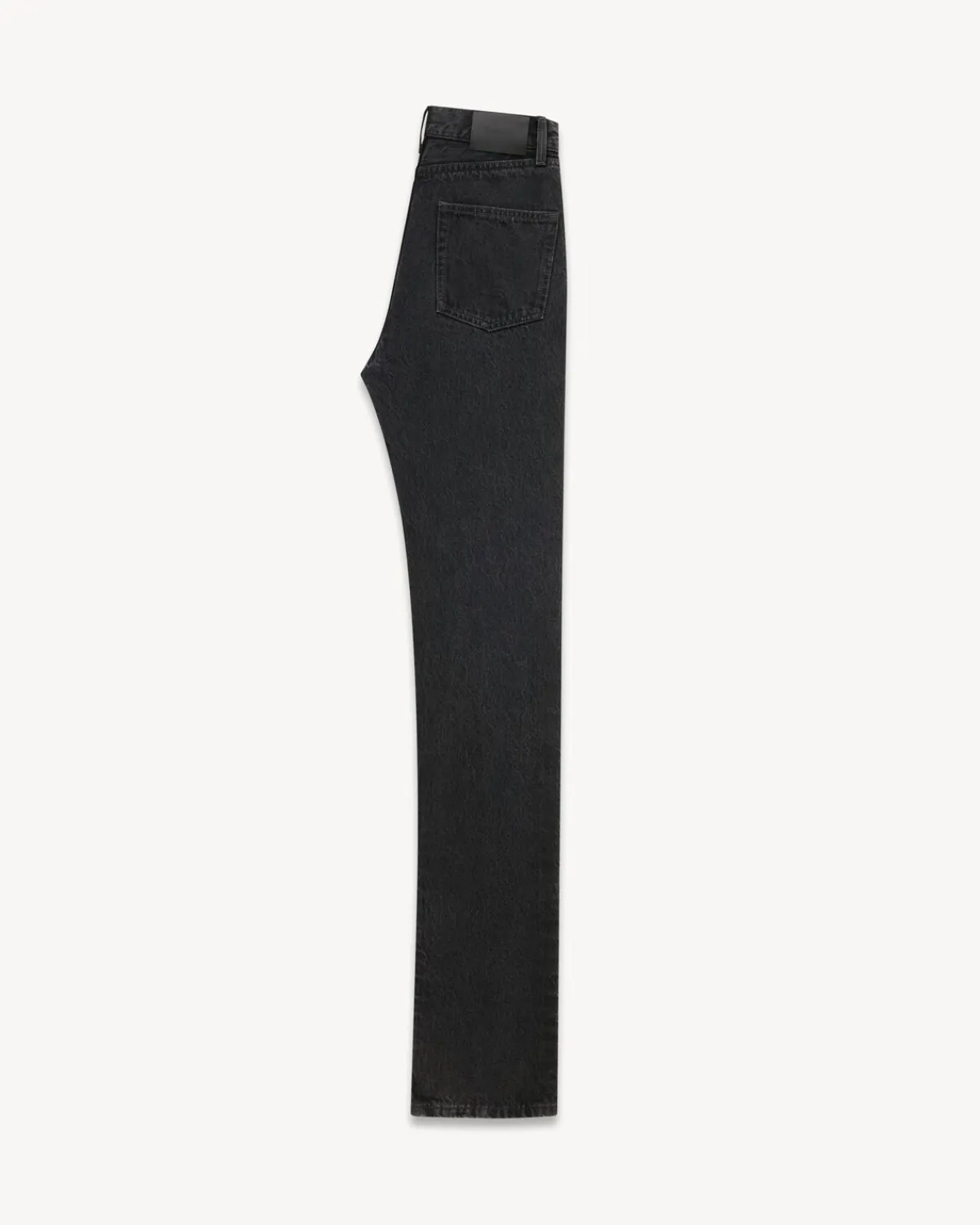 Saint Laurent Denim-90's slim jeans in rock denim BLACK