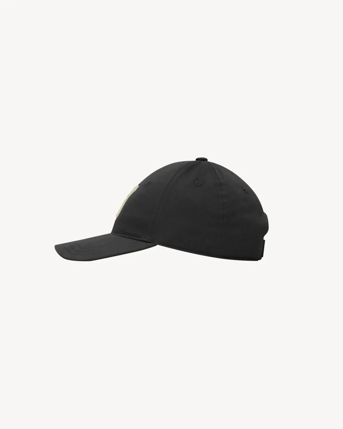 Saint Laurent Hats And Gloves | Other Accessories-Y varsity cap in gabardine BLACKANDIVORY